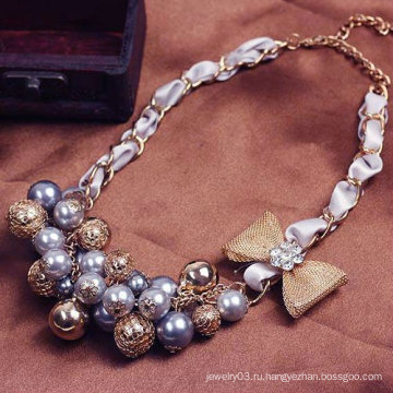 Одежда таобао сладкий бисер китайский простой дизайн жемчужное ожерелье